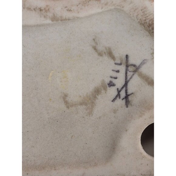 Vintage 1970s Homco Pair Great Horned Owl Porcelain Figurines Owls Set 2 Birds - Picture 12 of 12